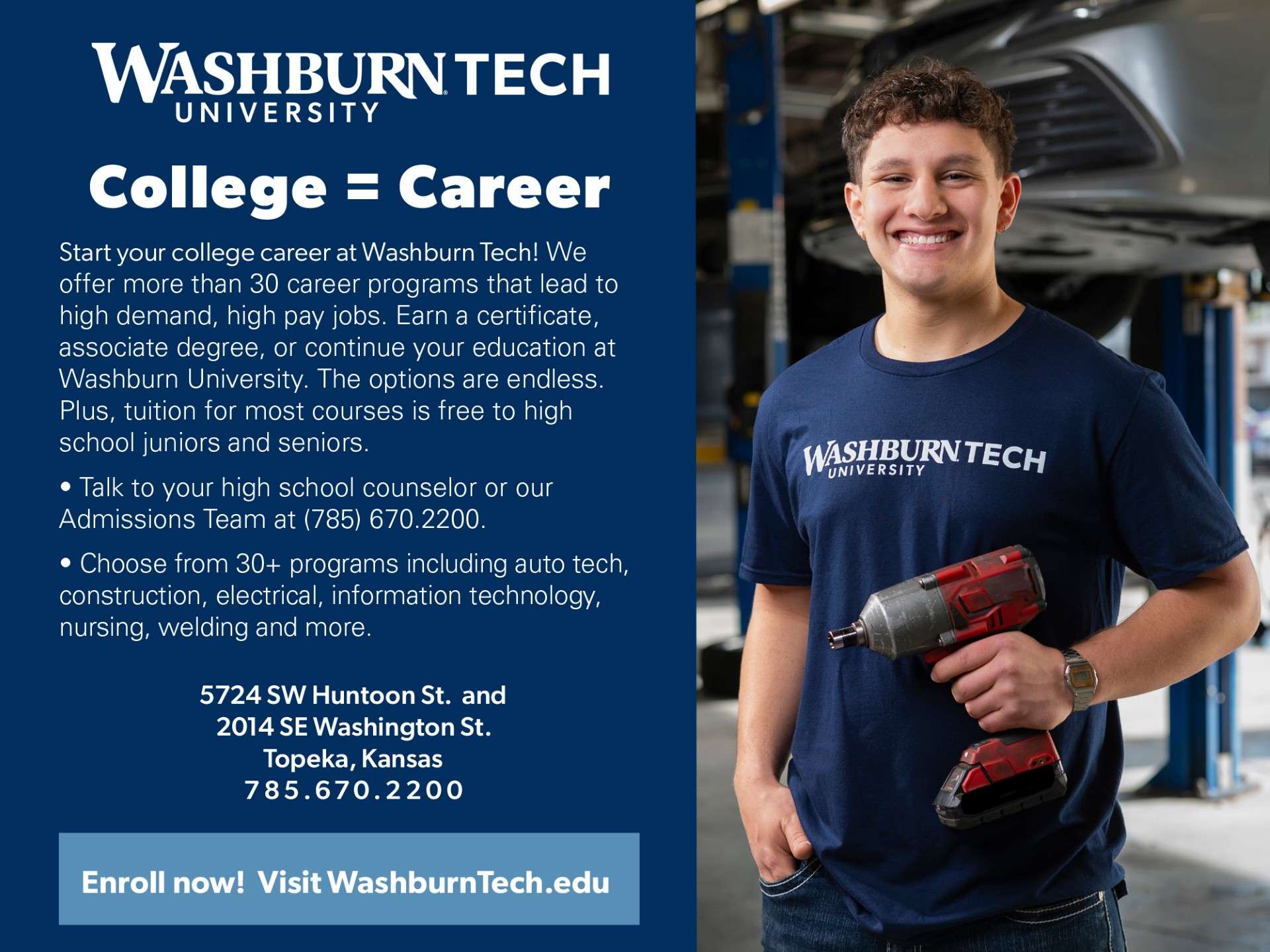 Washburn Tech on Top Sports News